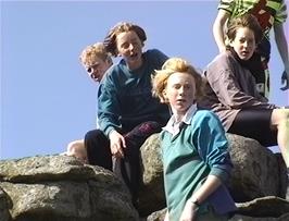 The youngsters on Top Tor, our third tor
